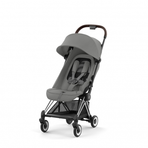 Коляска Coya Chrome Dark Brown Mirage Grey
