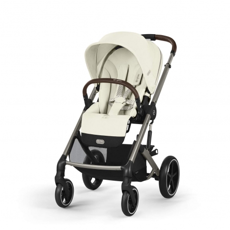 Коляска Balios S Lux TPE Seashell Beige (з бампером)