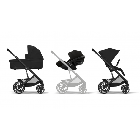 Коляска Balios S 3 в1 BLK Moon Black - lebebe-boutique - 8