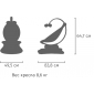 Крісло-гойдалка 4moms MamaRoo 5.0 grey classic  - lebebe-boutique - 6