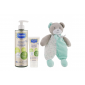 Подарунковий набір з ведмедиком для хлопчика Mustela 2100010015846
