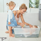 Комплект ванночка для купання Stokke® Flexi Bath® та підставка, кол. зелений (Transparent Green) - lebebe-boutique - 6