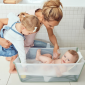 Комплект ванночка для купання Stokke® Flexi Bath® та підставка, кол. зелений (Transparent Green) - lebebe-boutique - 5