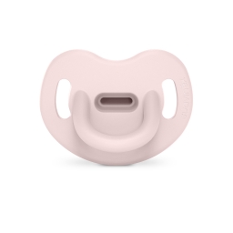 Пустушка силіконова анатомічна, 0-6 місяців, "Colour Essence", світло-рожева