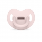 Пустушка силіконова анатомічна, 0-6 місяців, "Colour Essence", світло-рожева