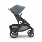 Коляска універсальна 2в1 Uppababy Vista V3 Dillan Stone Blue/Carbon Frame/Sand Leather - lebebe-boutique - 5
