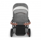 Коляска універсальна 2в1 Uppababy Vista V3 Greyson Charcoal Melange/Carbon Frame/Saddle Leather - lebebe-boutique - 6