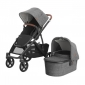 Коляска універсальна 2в1 Uppababy Vista V3 Greyson Charcoal Melange/Carbon Frame/Saddle Leather