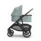 Коляска універсальна 2в1 Uppababy Vista V3 Kenzi Mystic Aqua/Carbon Frame/Saddle Leather - lebebe-boutique - 3