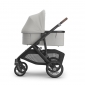Коляска універсальна 2в1 Uppababy Vista V3 Savannah Pearl Gray Jacquard/Carbon Frame/Chestnut Leather - lebebe-boutique - 4