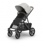 Коляска універсальна 2в1 Uppababy Vista V3 Savannah Pearl Gray Jacquard/Carbon Frame/Chestnut Leather - lebebe-boutique - 12