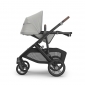 Коляска універсальна 2в1 Uppababy Vista V3 Savannah Pearl Gray Jacquard/Carbon Frame/Chestnut Leather - lebebe-boutique - 11