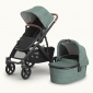 Коляска універсальна 2в1 Uppababy Vista V3 Gwen Green Melange/Carbon Frame/Saddle Leather