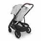 Універсальна коляска 2 в 1 UPPAbaby CRUZ V2 + Carrycot  Anthony White and Grey chenille/Carbon frame/Chestnut leather - lebebe-boutique - 11