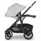 Універсальна коляска 2 в 1 UPPAbaby CRUZ V2 + Carrycot  Anthony White and Grey chenille/Carbon frame/Chestnut leather - lebebe-boutique - 16