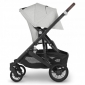 Універсальна коляска 2 в 1 UPPAbaby CRUZ V2 + Carrycot  Anthony White and Grey chenille/Carbon frame/Chestnut leather - lebebe-boutique - 17