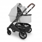 Універсальна коляска 2 в 1 UPPAbaby CRUZ V2 + Carrycot  Anthony White and Grey chenille/Carbon frame/Chestnut leather - lebebe-boutique - 3