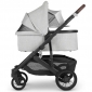 Універсальна коляска 2 в 1 UPPAbaby CRUZ V2 + Carrycot  Anthony White and Grey chenille/Carbon frame/Chestnut leather - lebebe-boutique - 4