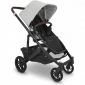 Універсальна коляска 2 в 1 UPPAbaby CRUZ V2 + Carrycot  Anthony White and Grey chenille/Carbon frame/Chestnut leather - lebebe-boutique - 8