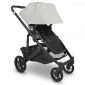 Універсальна коляска 2 в 1 UPPAbaby CRUZ V2 + Carrycot  Anthony White and Grey chenille/Carbon frame/Chestnut leather - lebebe-boutique - 9