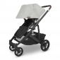 Коляска прогулянкова Uppababy Cruz V2 Anthony White and Grey chenille/Carbon frame/Chestnut leathe
