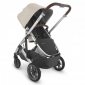 Універсальна коляска 2 в 1 UPPAbaby CRUZ V2 + Carrycot Declan Oat Melange/Silver frame/Chestnut leather - lebebe-boutique - 9