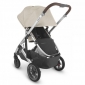 Універсальна коляска 2 в 1 UPPAbaby CRUZ V2 + Carrycot Declan Oat Melange/Silver frame/Chestnut leather - lebebe-boutique - 10