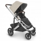 Універсальна коляска 2 в 1 UPPAbaby CRUZ V2 + Carrycot Declan Oat Melange/Silver frame/Chestnut leather - lebebe-boutique - 11