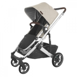 Коляска прогулянкова Uppababy Cruz V2 Declan Oat Melange/Silver frame/Chestnut leather