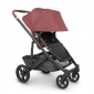Універсальна коляска 2 в 1 UPPAbaby CRUZ V2 + Carrycot Lucy Rosewood melange/Carbon frame/Saddle leather - lebebe-boutique - 11