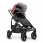 Універсальна коляска 2 в 1 UPPAbaby CRUZ V2 + Carrycot Lucy Rosewood melange/Carbon frame/Saddle leather - lebebe-boutique - 12