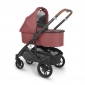 Універсальна коляска 2 в 1 UPPAbaby CRUZ V2 + Carrycot Lucy Rosewood melange/Carbon frame/Saddle leather - lebebe-boutique - 3