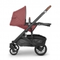 Універсальна коляска 2 в 1 UPPAbaby CRUZ V2 + Carrycot Lucy Rosewood melange/Carbon frame/Saddle leather - lebebe-boutique - 26