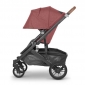 Універсальна коляска 2 в 1 UPPAbaby CRUZ V2 + Carrycot Lucy Rosewood melange/Carbon frame/Saddle leather - lebebe-boutique - 28