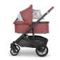 Універсальна коляска 2 в 1 UPPAbaby CRUZ V2 + Carrycot Lucy Rosewood melange/Carbon frame/Saddle leather - lebebe-boutique - 7