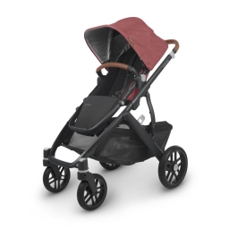 Коляска прогулянкова Uppababy Cruz V2 Lucy Rosewood melange/Carbon frame/Saddle leather