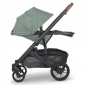 Універсальна коляска 2 в 1 UPPAbaby CRUZ V2 + Carrycot Gwen Green melange/Carbon frame/Saddle leather - lebebe-boutique - 21