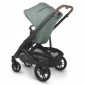 Універсальна коляска 2 в 1 UPPAbaby CRUZ V2 + Carrycot Gwen Green melange/Carbon frame/Saddle leather - lebebe-boutique - 11