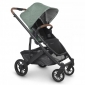 Універсальна коляска 2 в 1 UPPAbaby CRUZ V2 + Carrycot Gwen Green melange/Carbon frame/Saddle leather - lebebe-boutique - 12