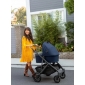 Універсальна коляска 2 в 1 UPPAbaby CRUZ V2 + Carrycot Gwen Green melange/Carbon frame/Saddle leather - lebebe-boutique - 5