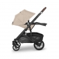 Універсальна коляска 2 в 1 UPPAbaby CRUZ V2 + Carrycot Liam Oat melange/Carbon frame/Chestnut leather - lebebe-boutique - 7