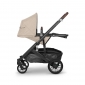 Універсальна коляска 2 в 1 UPPAbaby CRUZ V2 + Carrycot Liam Oat melange/Carbon frame/Chestnut leather - lebebe-boutique - 6