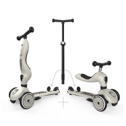 Самокат Scoot and Ride серії Highwaykick-1 Push and Go Miffy світло-сірий, до 5 років