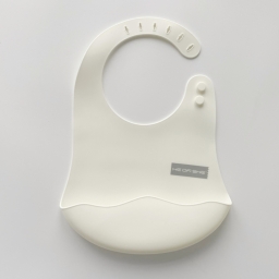 Силіконовий слюнявчик HEORSHE White