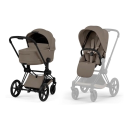 Візок Priam 2 в 1 BLK Coconut Brown
