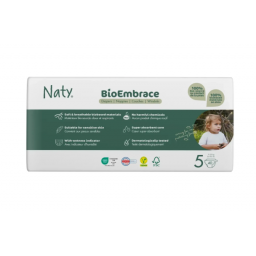 Органічні дитячі підгузки BioEmbrace "NATY" (розмір 5, 11-25 кг) Naty, 40 шт