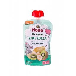 Пюре "Kiwi Koala" з грушею, бананом і ківі органічне (з 8 місяців) 100г, Holle