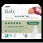 Післяпологові органічні прокладки ECO by Naty Extra 10 шт. (з крильцями) - lebebe-boutique - 3