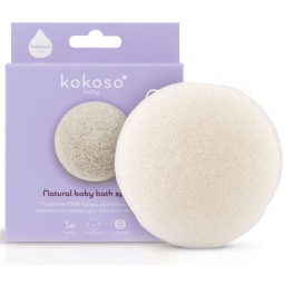 Натуральна дитяча губка для купання з конжаку Kokoso Baby