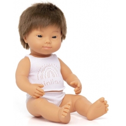 Лялька Miniland Синдром Дауна хлопчик 38 см